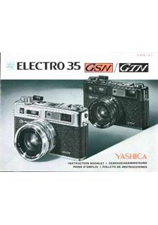 Yashica Electro 35 GSN manual. Camera Instructions.